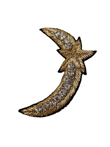 Hand lock crescent moon - crescent,