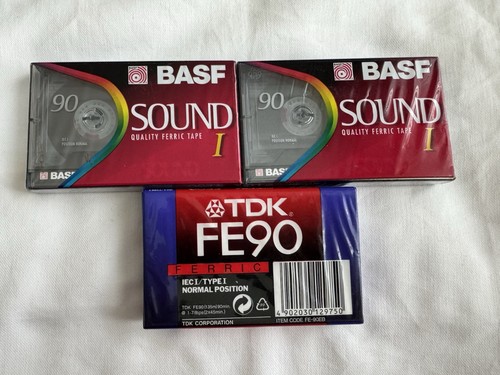 Sealed c90 cassettes basf - cassettes,