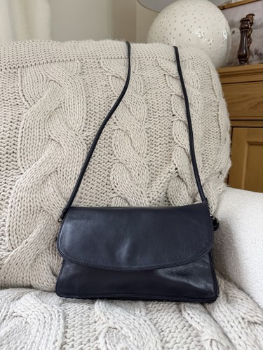 Vintage tula navy - vintage, leather