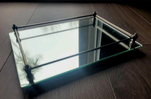 Vintage mirror glass vanity - vintage,