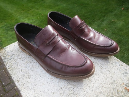 Men brown burgundy leather - men's,