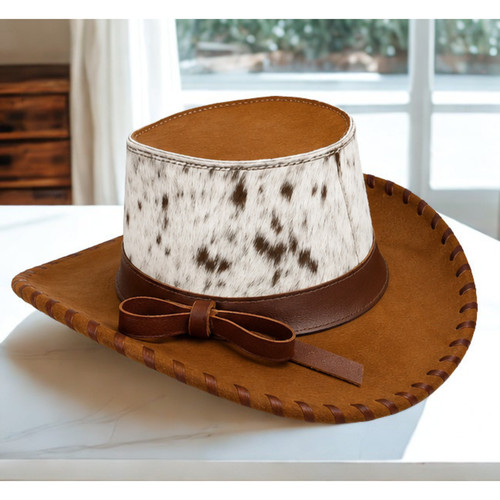 Vintage cowhide cowboy hat - vintage,