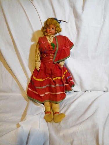 Old spanish doll with - spanish,