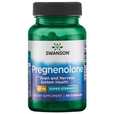 Swanson Super-Strength Pregnenolone 50mg 60 Capsules, Brain, Nervous System