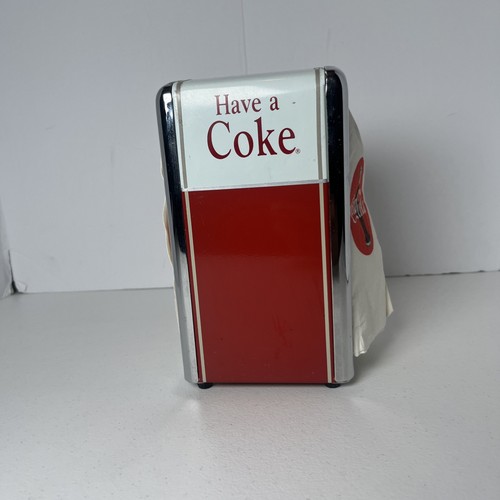 Vintage coca cola metal - coca, napkin