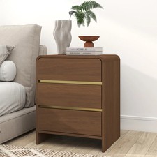Meridian Walnut Brown 3 Drawer