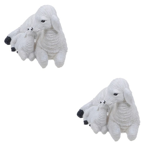 2pcs white resin - 2pcs,