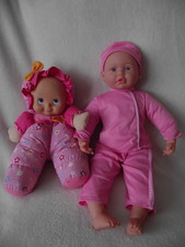 TWO SOFT BODIED BABY DOLLS -