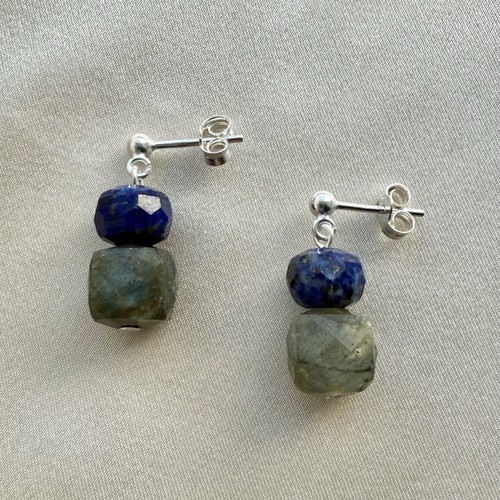 Labradorite and lapis lazuli - and,