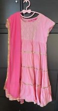 GIRLS SALWAR KAMEEZ SUIT INDIAN STYLE BIBA Girls 6-7 years Baby Pink