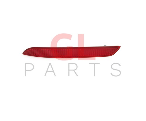 Rear bumper reflector sedan - rear,