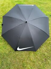 Nike Tick Golf Umbrella, Black, Auto Open, 130cm Diameter, Swoosh Tick