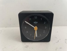 Braun Classic analogue travel alarm clock BNC002BKBK Working Holiday 80s 90s Pro