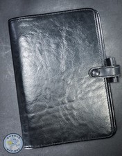 Vintage Kent Filofax Personal Organiser – Black – 6-Ring – 1999 Durable Model