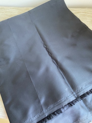 Remnant black nylons ripstop - black,