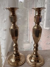 Vintage Large Brass Candle