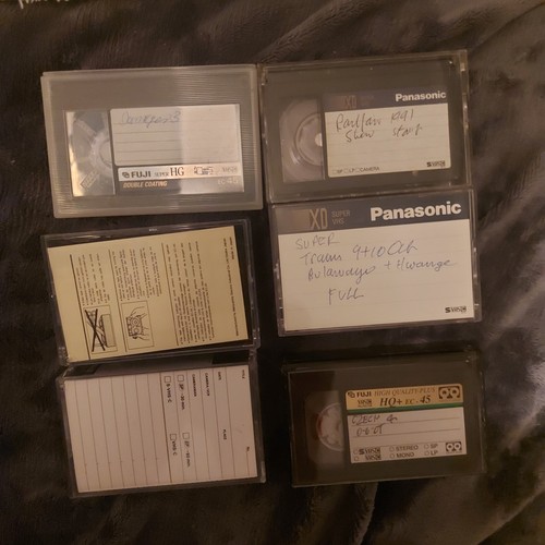 Mixed vhs c compact video - 6x,
