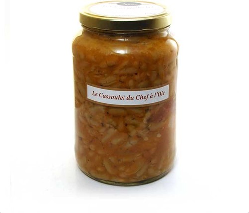Goose cassoulet with - goose,