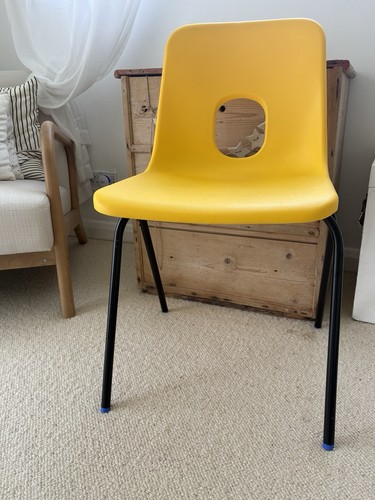 Hille yellow school chair - chair, –