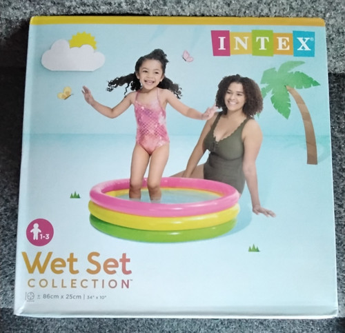 Ring paddling pool 86cms x - paddling,