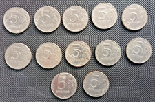 12 CIRCULATED RUSSIAN 5 RUBLE