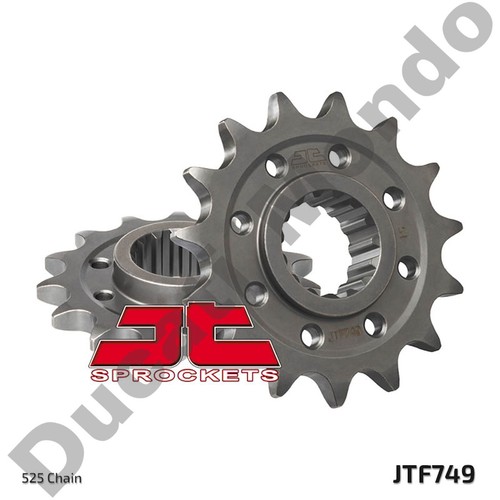 Front sprocket tooth - front,