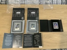 1oz Silver Star Wars Poster Bars 40th Anniversary Collection Full Set Of 3