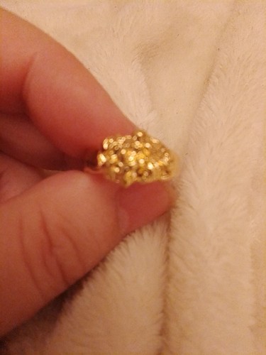 Beautiful gold plated ring - plated, ring+