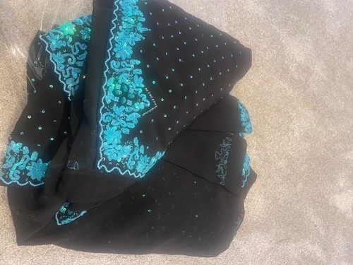 Beautiful black saree with - black,