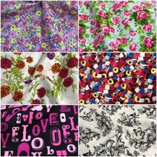 100% Cotton Fabric Choice of