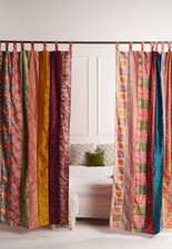 2 Pcs Indian Sari Patchwork
