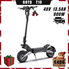 OOTD T10 11" OffRoad Electric Scooter 48V 13.5Ah Battery Foldable UK Stock