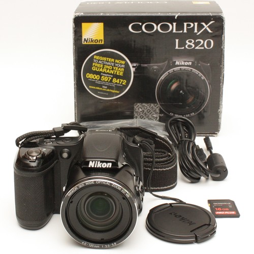 Nikon coolpix l820 - nikon, digital