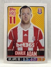Topps Premier League 2014 - # 266 - CHARLIE ADAM - Stoke City 