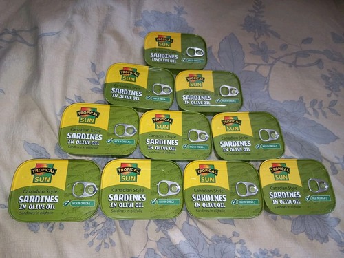 Tins sardines in - 10,
