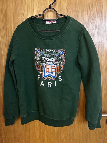 Green tiger sweatshirt - green,