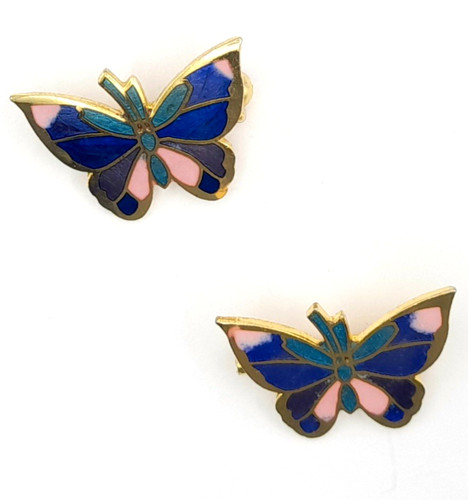 Vintage tiny butterfly - tiny,