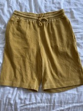 Men’s Mustard Yellow ASOS Corduroy Shorts - Size S/M