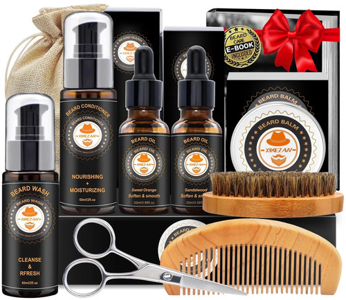 Xikezan beard grooming kit for - grooming,
