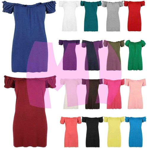 Women ladies frill off - ladies,