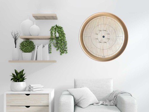 Crokinole board wall fixing - wall,