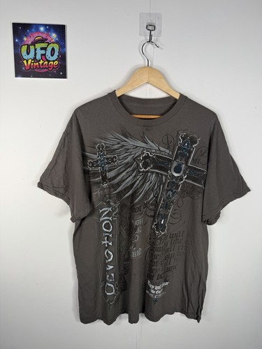 Vintage affliction style cross - style,