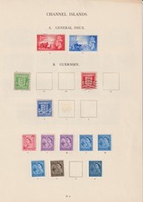 Channel islands stamps - islands,