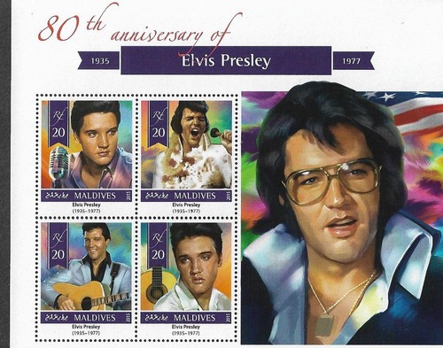 Elvis presley stamps pop rock - presley,