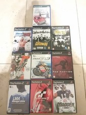 Sony PlayStation 2 Various Games Bundle Joblot x 10 Original Cases & Booklets.