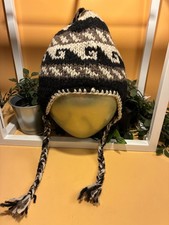 Wool Hat Chullo Beanie Fleece
