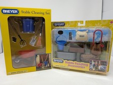 Breyer Stable Cleaning Set And Feeding Accessories