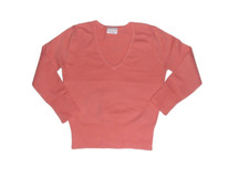 Girls Knitwear Peach V-Neck