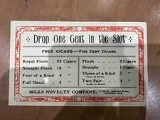 MILLS 5 REEL TRADE STIM AWARD CARD