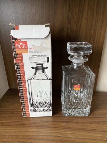 Rcr crystal decanter - crystal,
